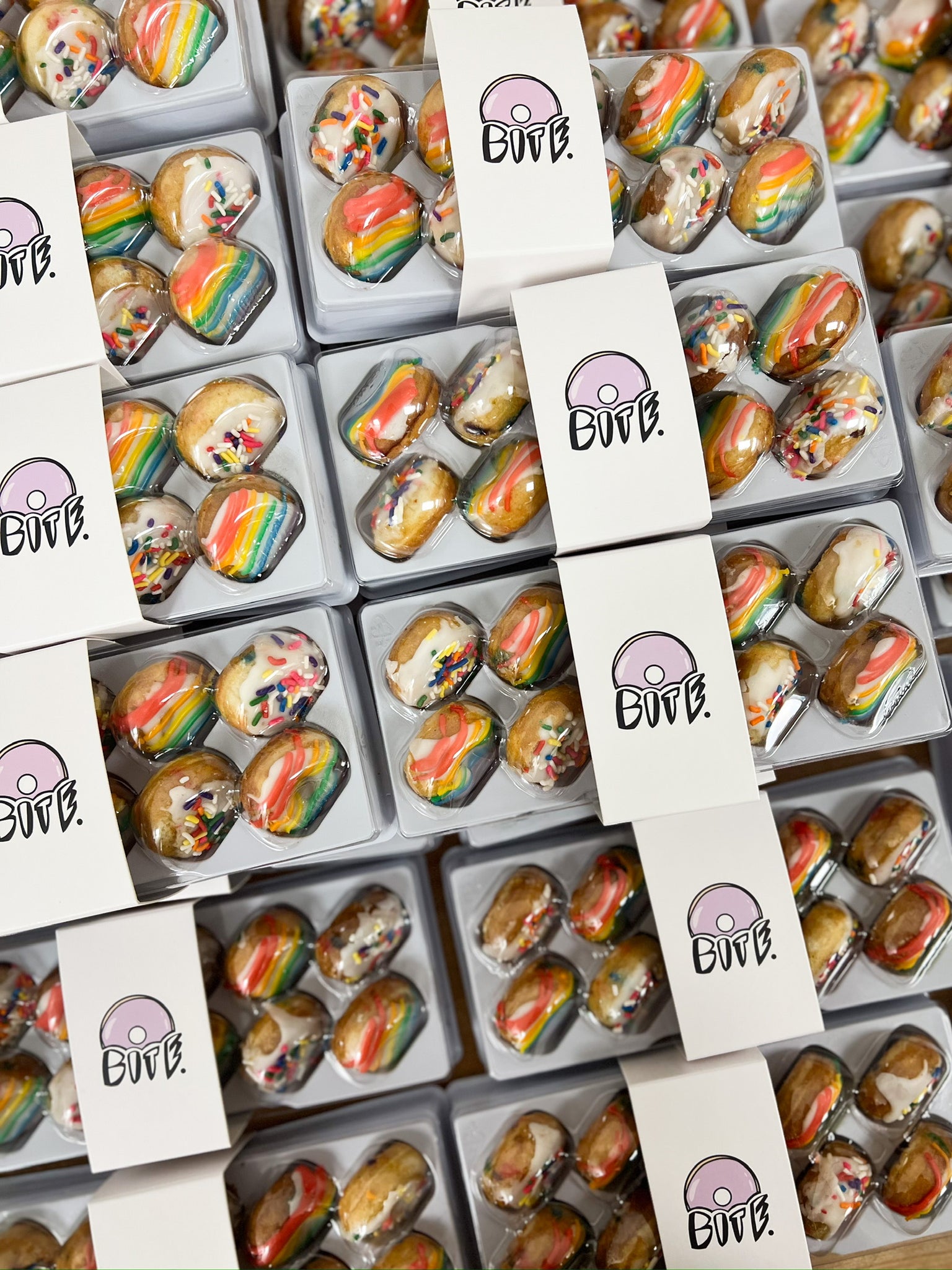 BITE Mini Donuts Made 50k Gay Donuts for Pride Month!